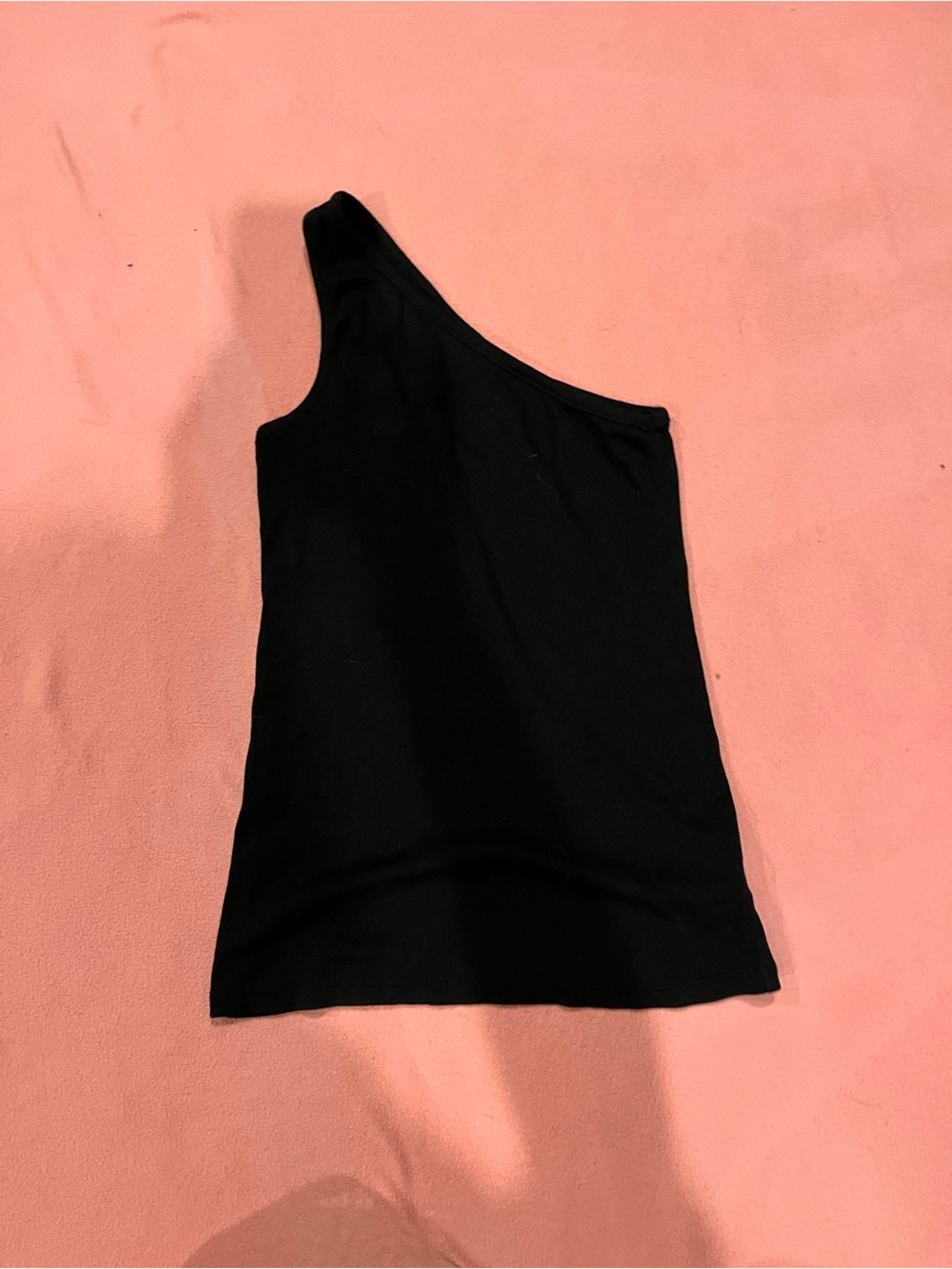 a new day Black Ribbed Tank Top